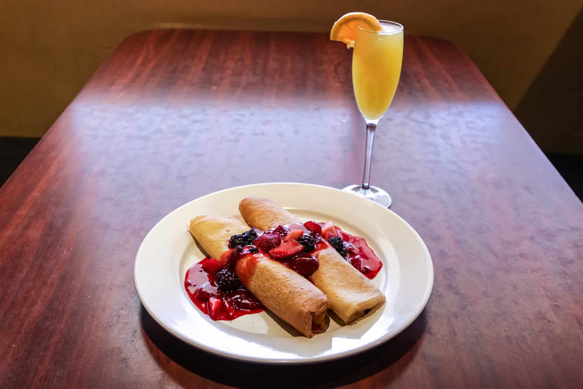 The Northern Pines Restaurant - Pancakes with jam