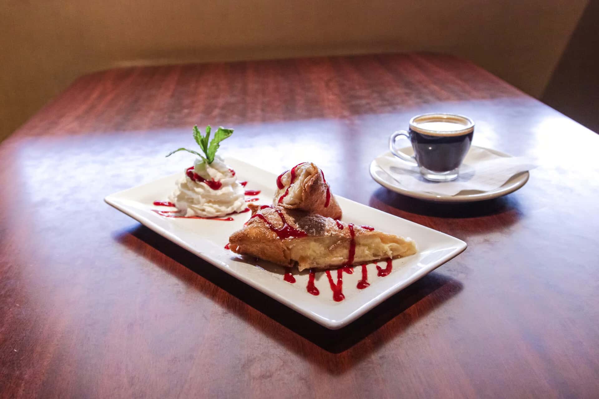 The Northern Pines Restaurant - Dessert with coffee